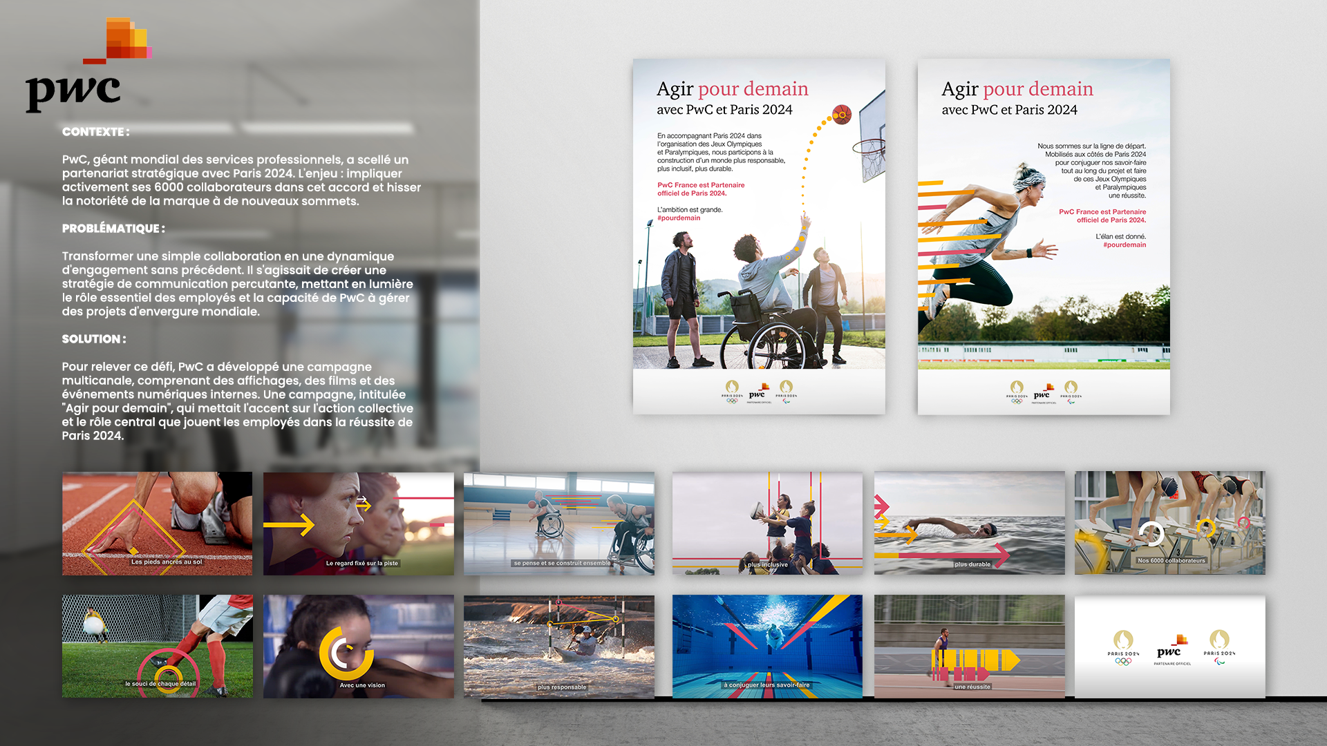 Case study PwC — Agir pour demain — Manifeste olympique